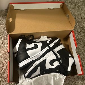 Nike high top Pandas